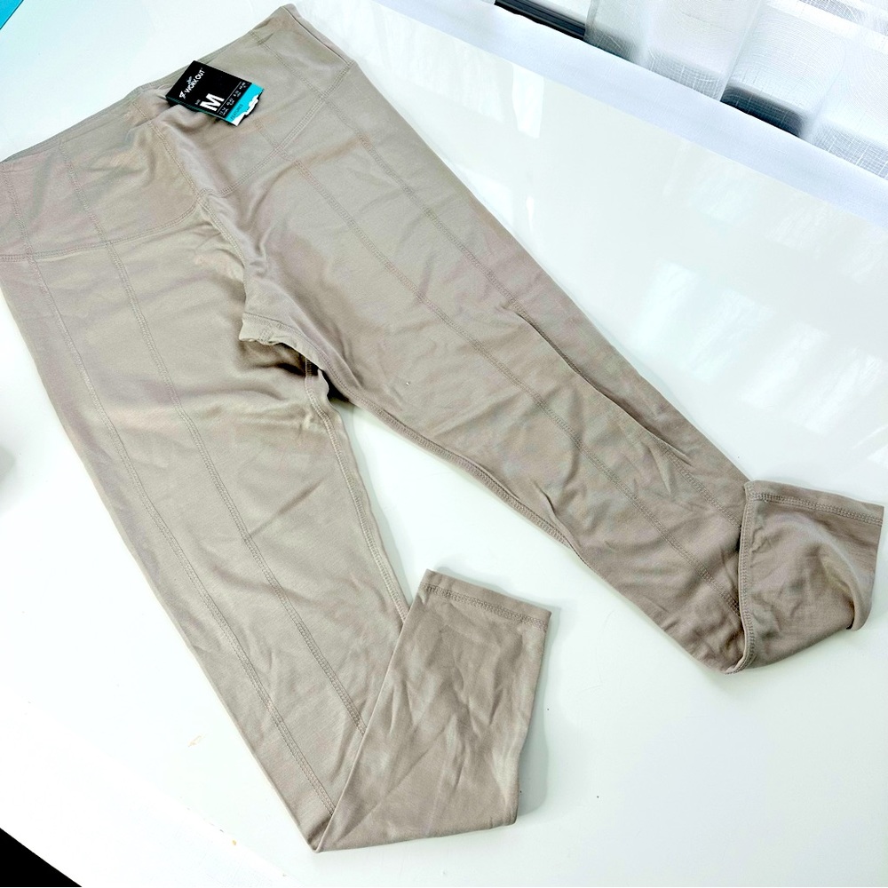 PRIMARK workout leggings NUDE 4 way stretch WICKING new leggings stretchy M